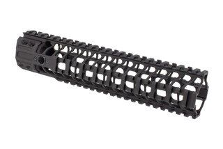 Spike's Tactical 10" CRR Quad Rail Handguard has a black hardcoat anodized finish